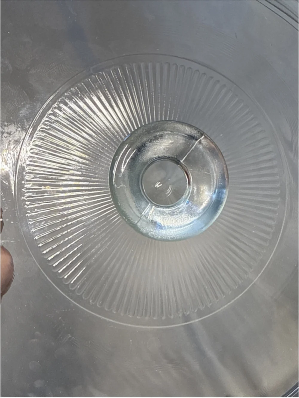 Vintage Pyrex 624C Clear Glass Replacement Lid 8.75 Inch Round Casserole Cover